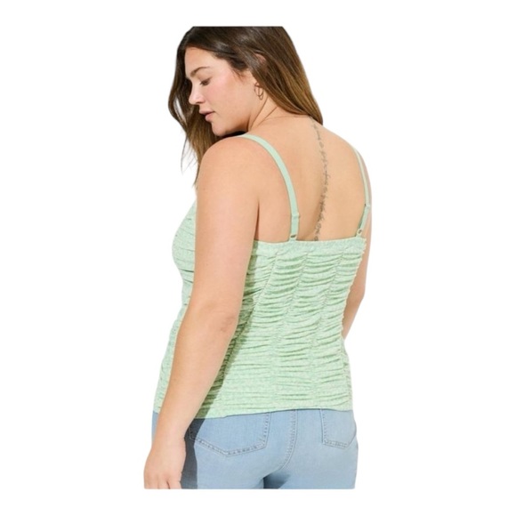 Torrid Women’s Size 1X 14-16 Green Tank Top - Picture 2 of 11